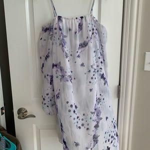 Floral off shoulder dress